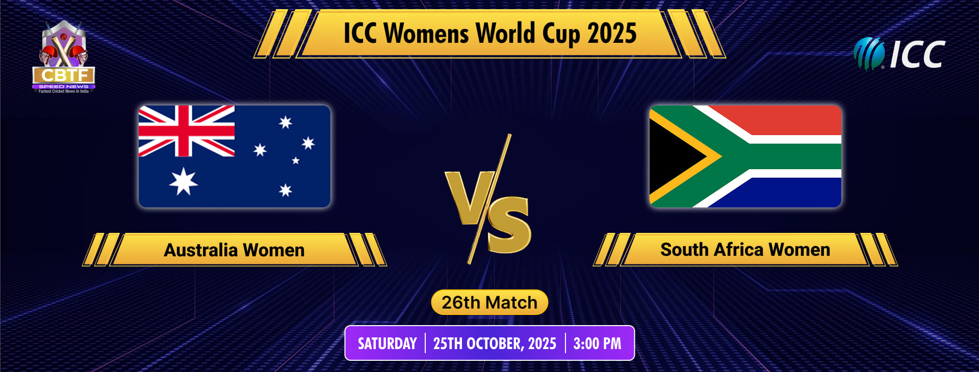 ICC Womens World Cup 2025, Australia Women vs South Africa Women, 26th Match, Australia Women Won By 7 Wickets