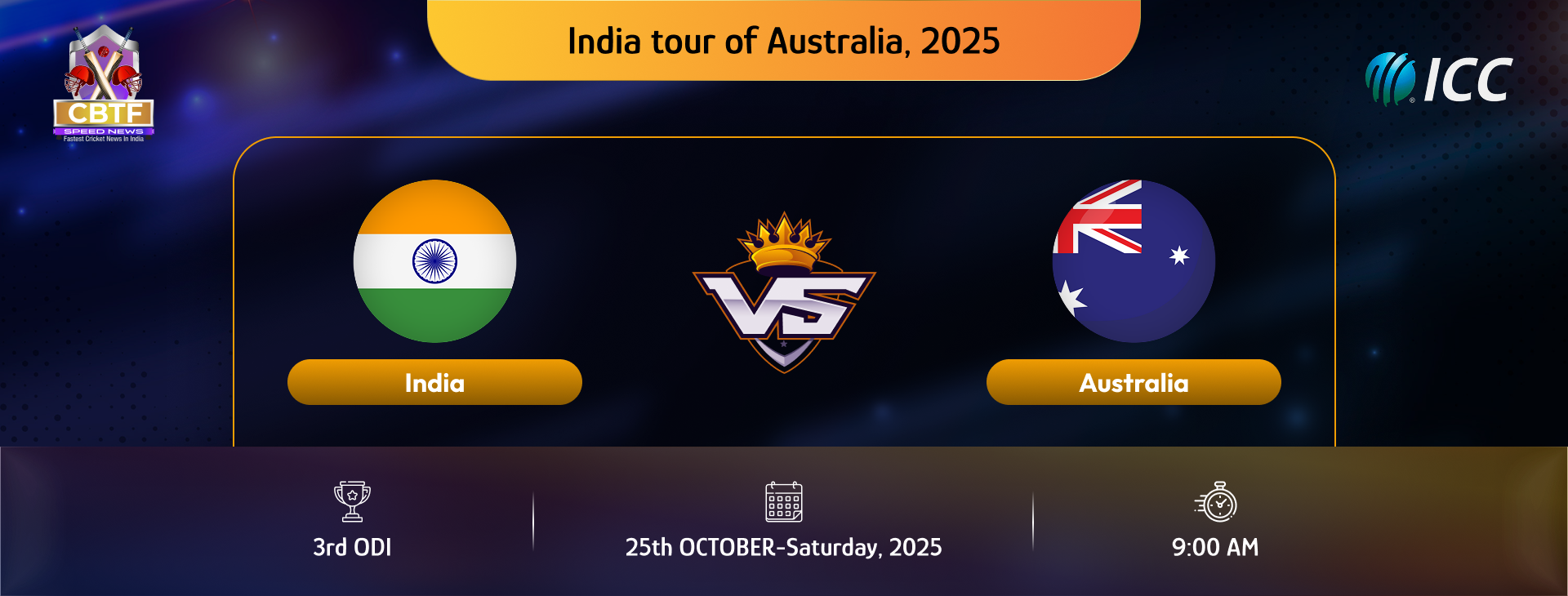 India tour of Australia, 2025, Australia vs India, 3rd ODI, India Won By 9 Wickets