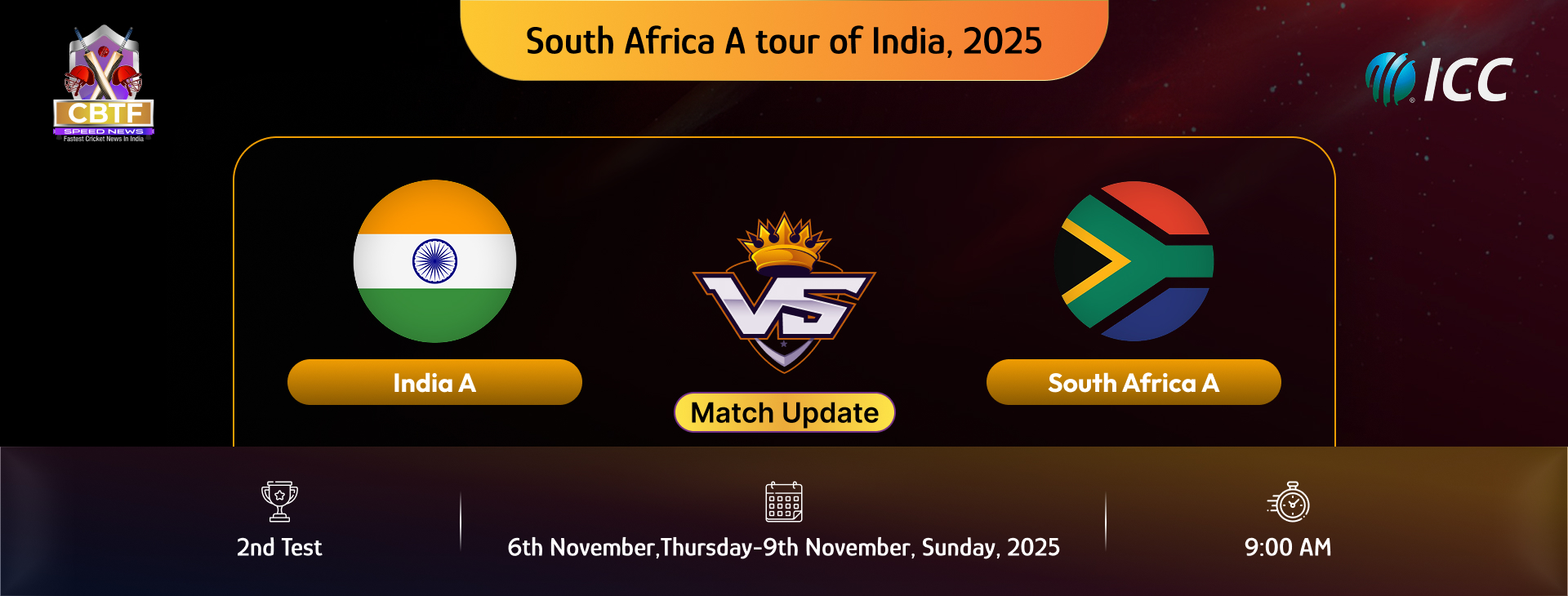 South Africa A tour of India, 2025, India A vs South Africa A, 2nd Test, Day 2, Match Update, India A Lead By 136 Runs