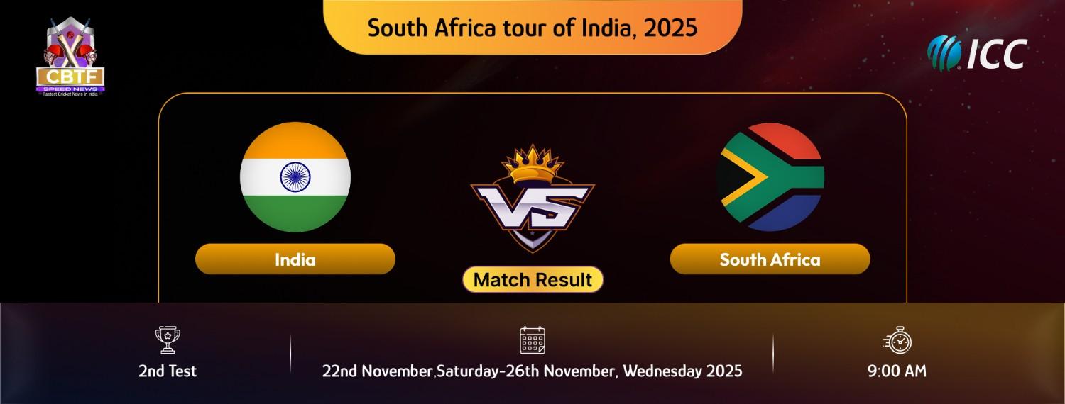 South Africa tour of India, 2025, India vs South Africa, 2nd Test, Day 5, Match Result, South Africa Won By 408 Runs