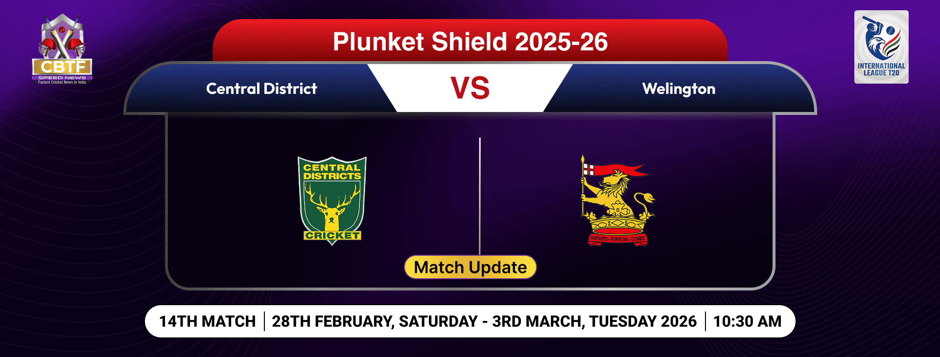 Plunket Shield 2025-26, Central Districts vs Wellington, 14th Match, Day 3, Match Update, Wellington Lead By 191 Runs