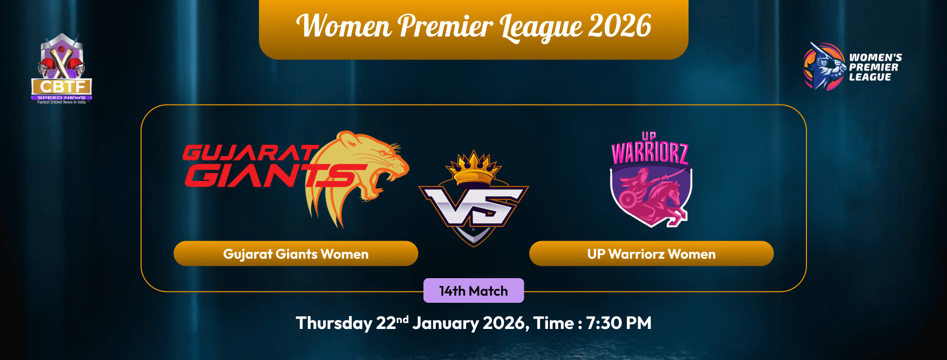 Womens Premier League 2026, Gujarat Giants Women vs Up Warriorz Women, 14th Match, Gujarat Giants Women Won By 45 Runs