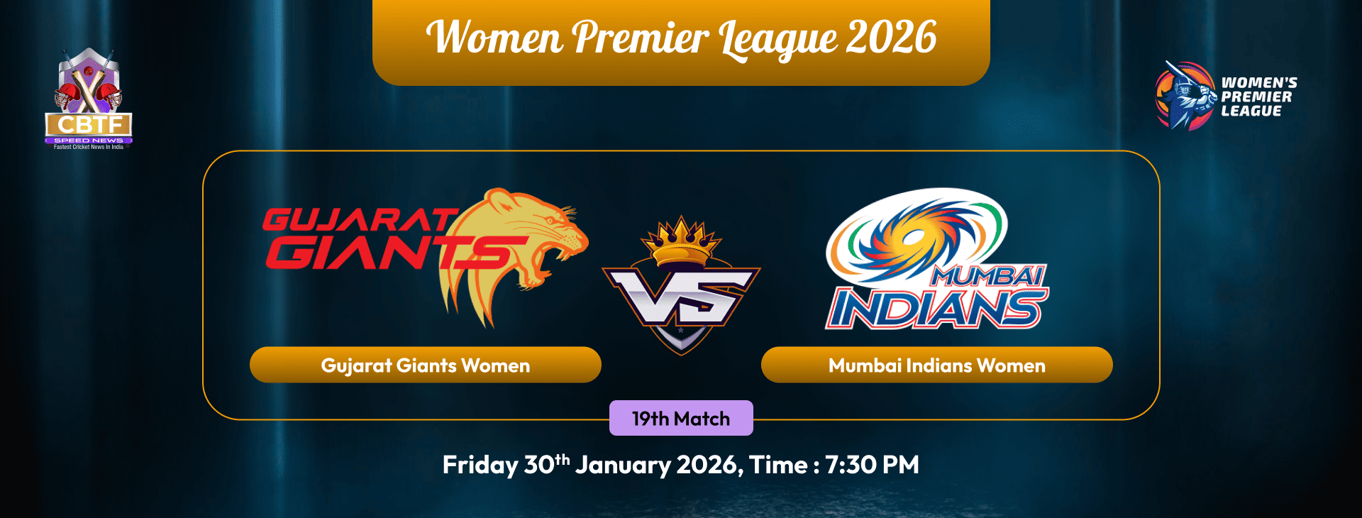 Womens Premier League 2026, Gujarat Giants Women vs Mumbai Indians Women, 19th Match, Gujarat Giants Women Won By 11 Runs