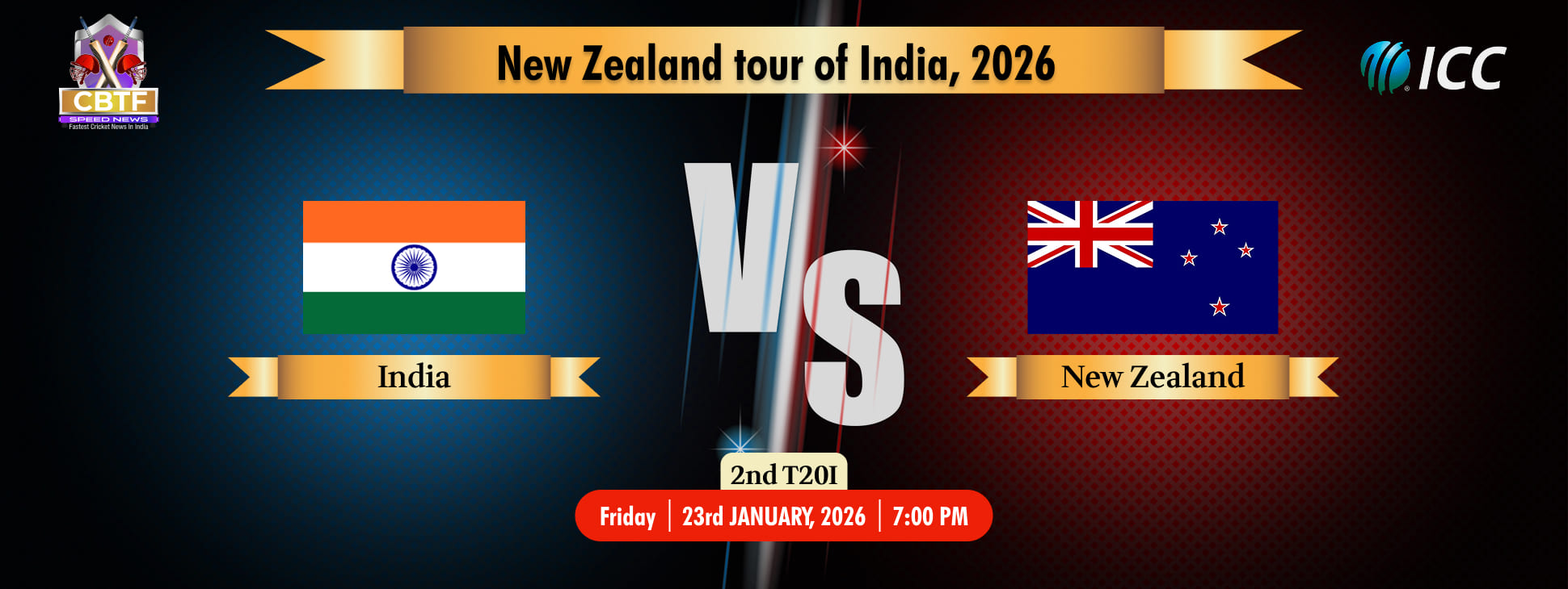 New Zealand tour of India, 2026, India vs New Zealand, 2nd T20I, India Won By 7 Wickets