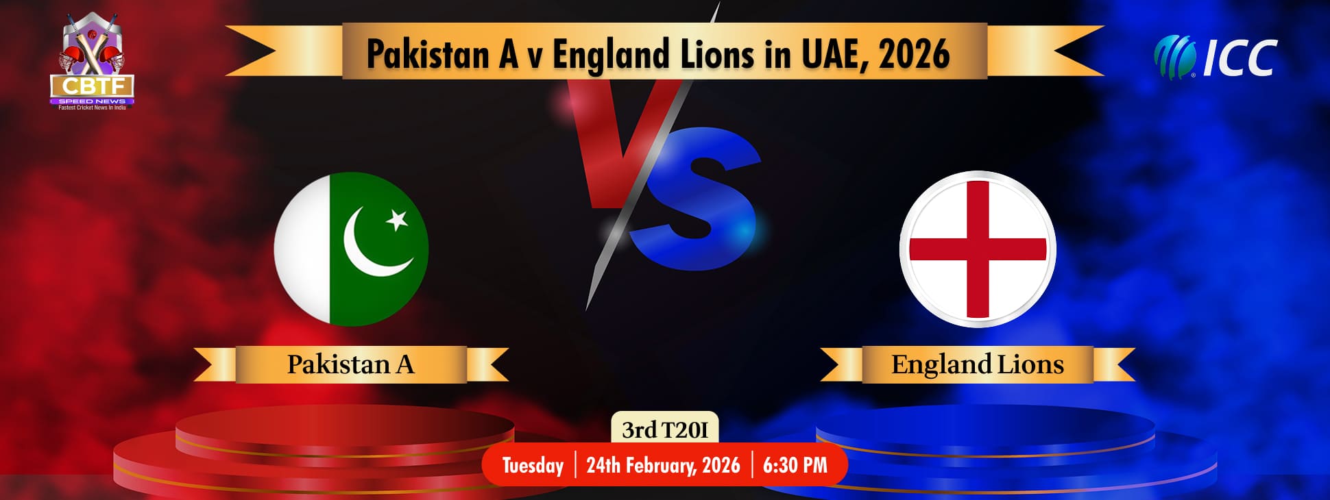 Pakistan A v England Lions in UAE, 2026, Pakistan A vs England Lions, 3rd T20, England Lions Won By 2 Wickets