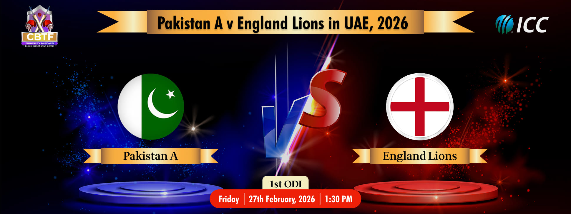Pakistan A v England Lions in UAE, 2026, Pakistan A vs England Lions, 1st ODI, England Lions Won By 9 Wickets