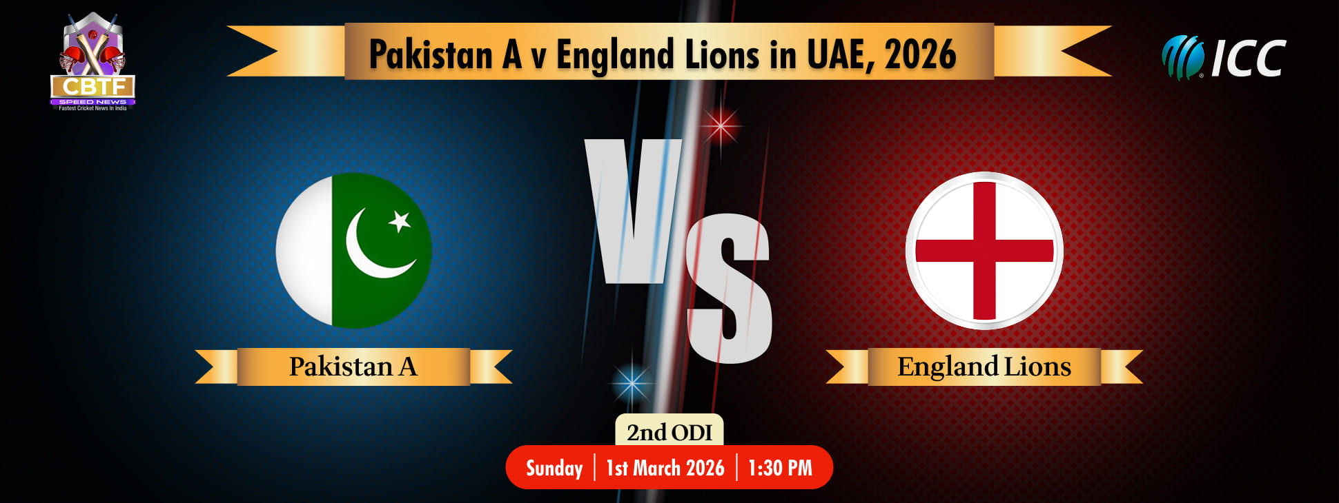 Pakistan A v England Lions in UAE, 2026, Pakistan A vs England Lions, 2nd ODI, Match Cancelled Without a Ball Bowled