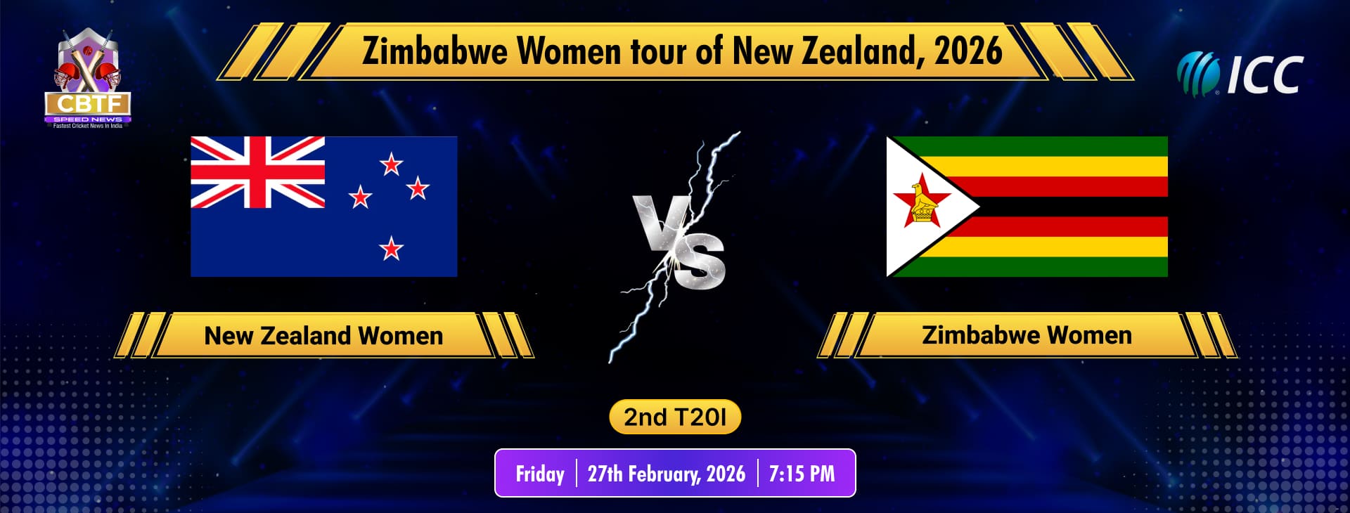 Zimbabwe Women tour of New Zealand, 2026, New Zealand Women vs Zimbabwe Women, 2nd T20I, New Zealand Women Won By 110 Runs