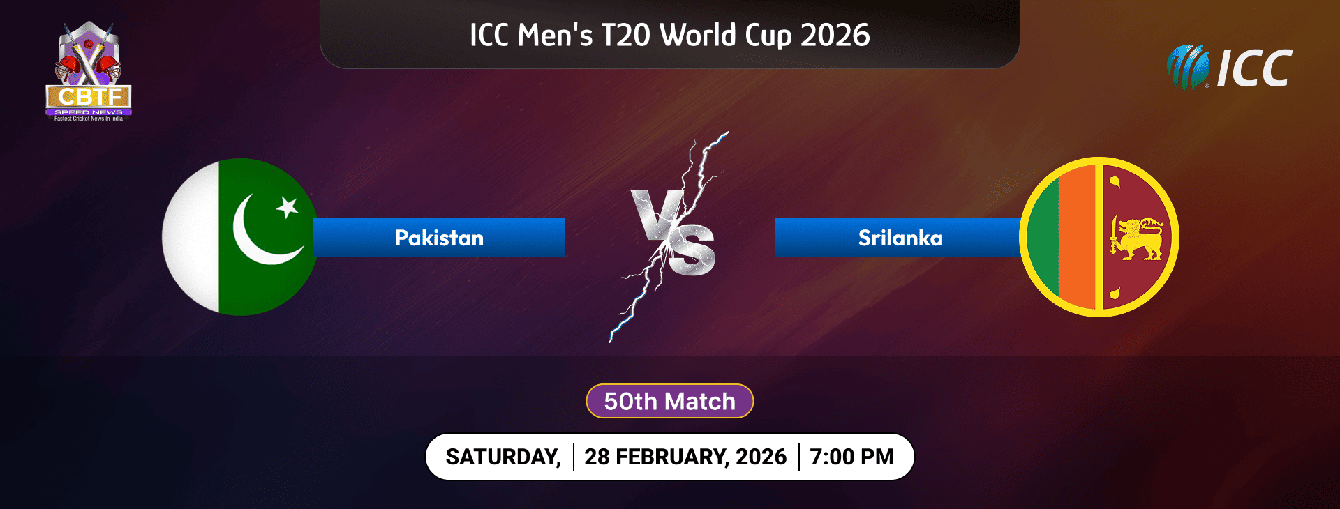 ICC Men's T20 World Cup 2026, Pakistan vs Sri Lanka, 50th Match, Super 8 Group 2, Pakistan Won By 5 Runs