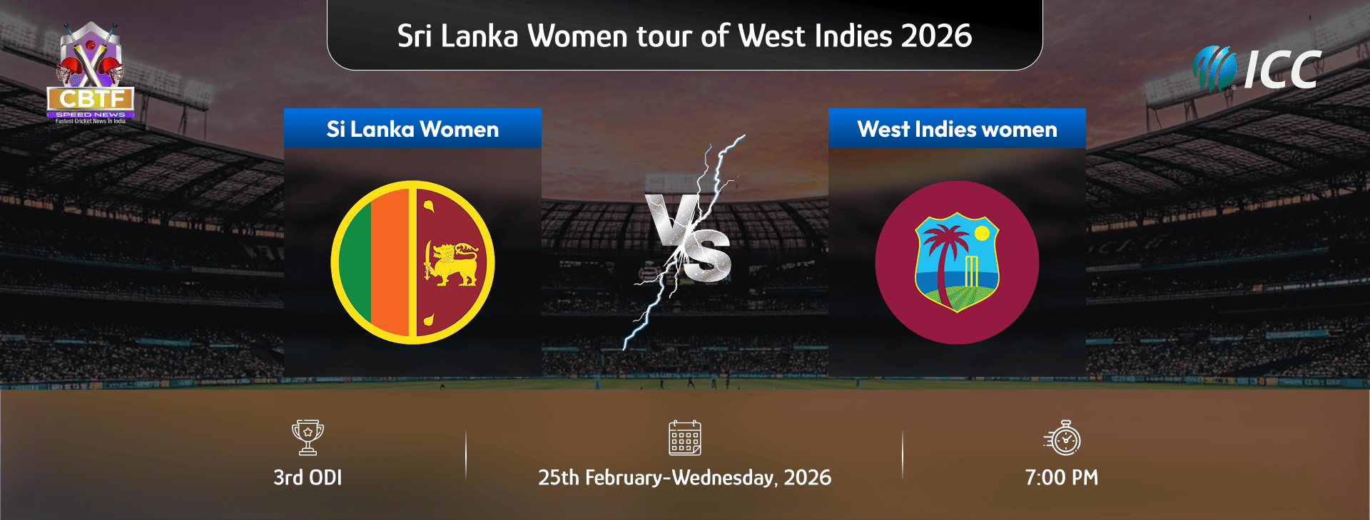 Sri Lanka Women tour of West Indies 2026, West Indies Women vs Sri Lanka Women, 3rd ODI, West Indies  Women Won By 6 Wickets