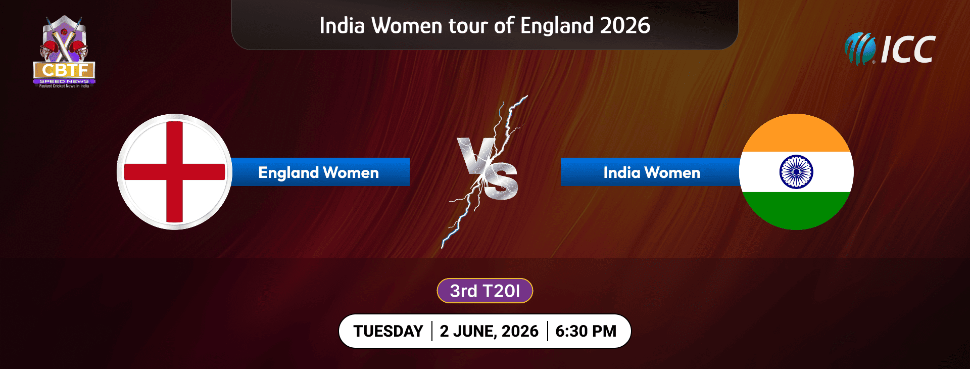 India Women tour of England 2026, England Women vs India Women, 3rd T20I, England Women Won By 6 Wickets