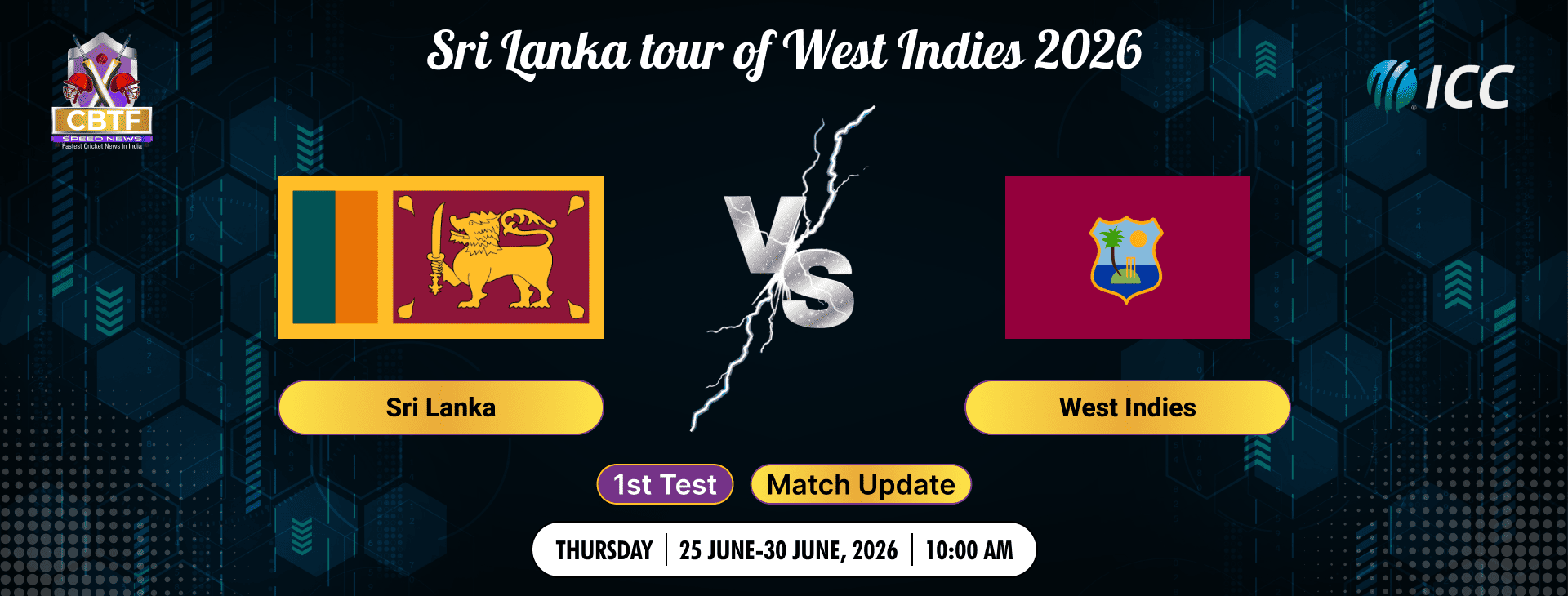 Sri Lanka tour of West Indies 2026, West Indies vs Sri Lanka, 1st Test, Day 2, Match Update, West Indies Trail By 37 Runs