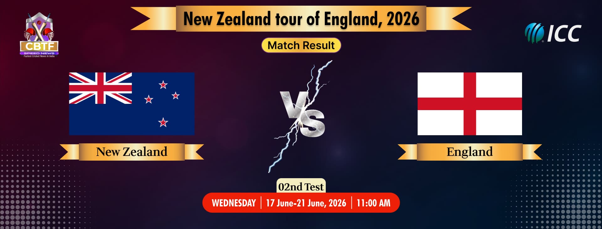 New Zealand tour of England, 2026, England vs New Zealand, 2nd Test, Day 5, Match Result, New Zealand Won By 253 Runs