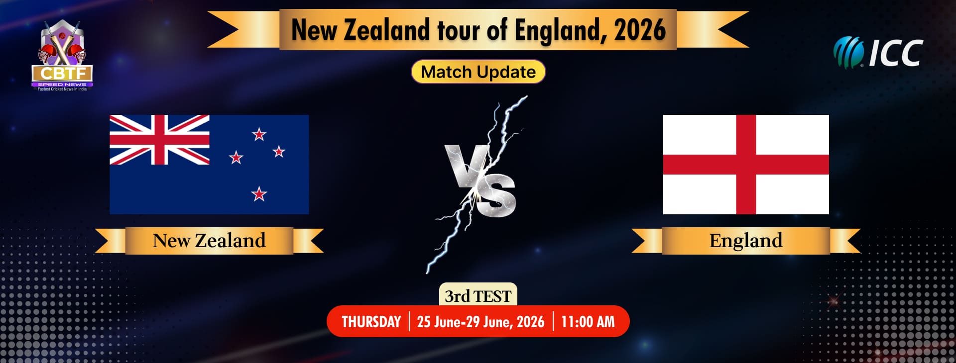New Zealand tour of England, 2026, England vs New Zealand, 3rd Test, Day 2, Match Update, England Trail By 215 Runs