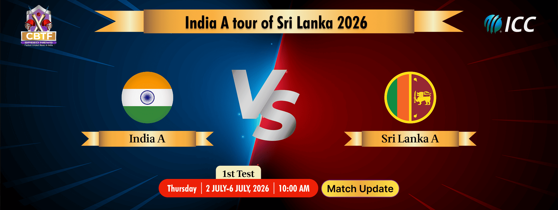 India A tour of Sri Lanka 2026, Sri Lanka A vs India A, 2nd Test, Day 1, Match Update, India A Chose to Field