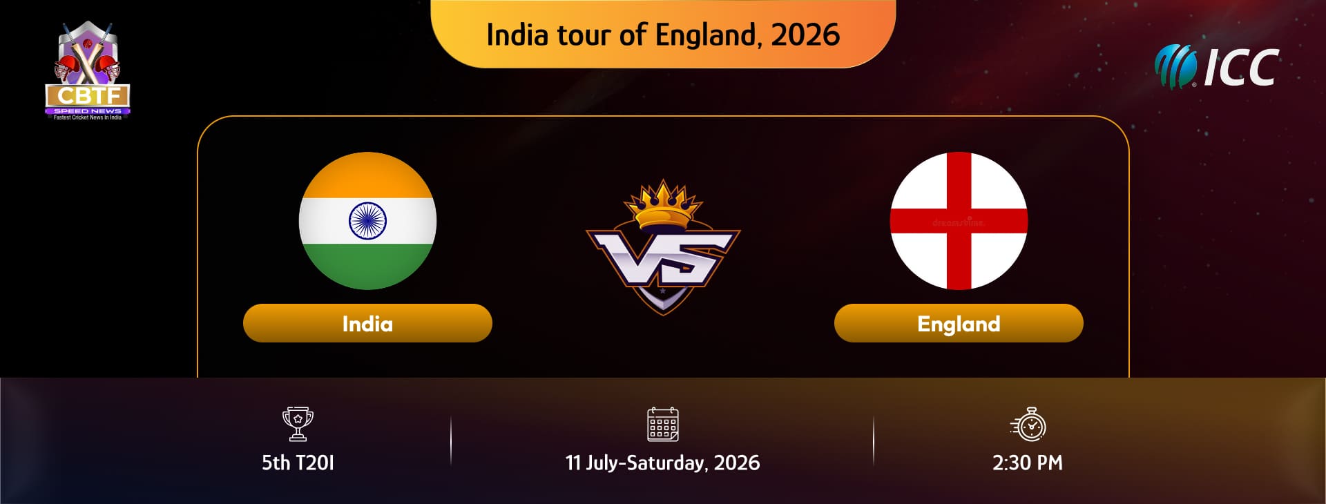 India tour of England, 2026, England vs India, 5th T20I, England Won By 56 Runs