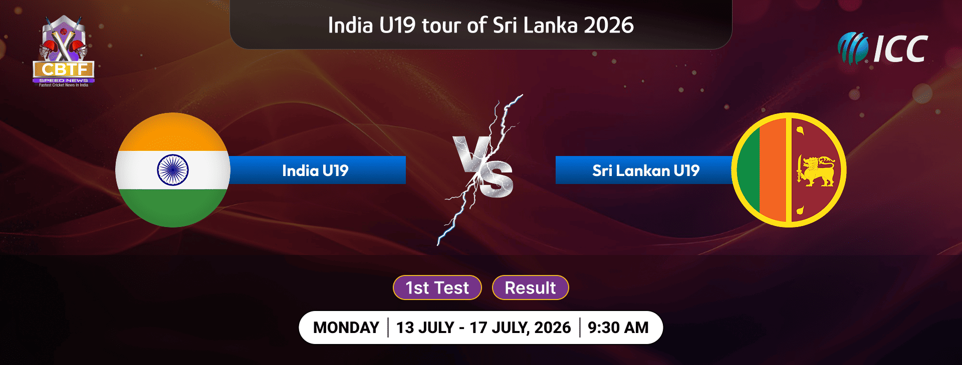 India U19 tour of Sri Lanka 2026, Sri Lanka U19 vs India U19, 1st Test, Day 4, Match Result, Match Drawn