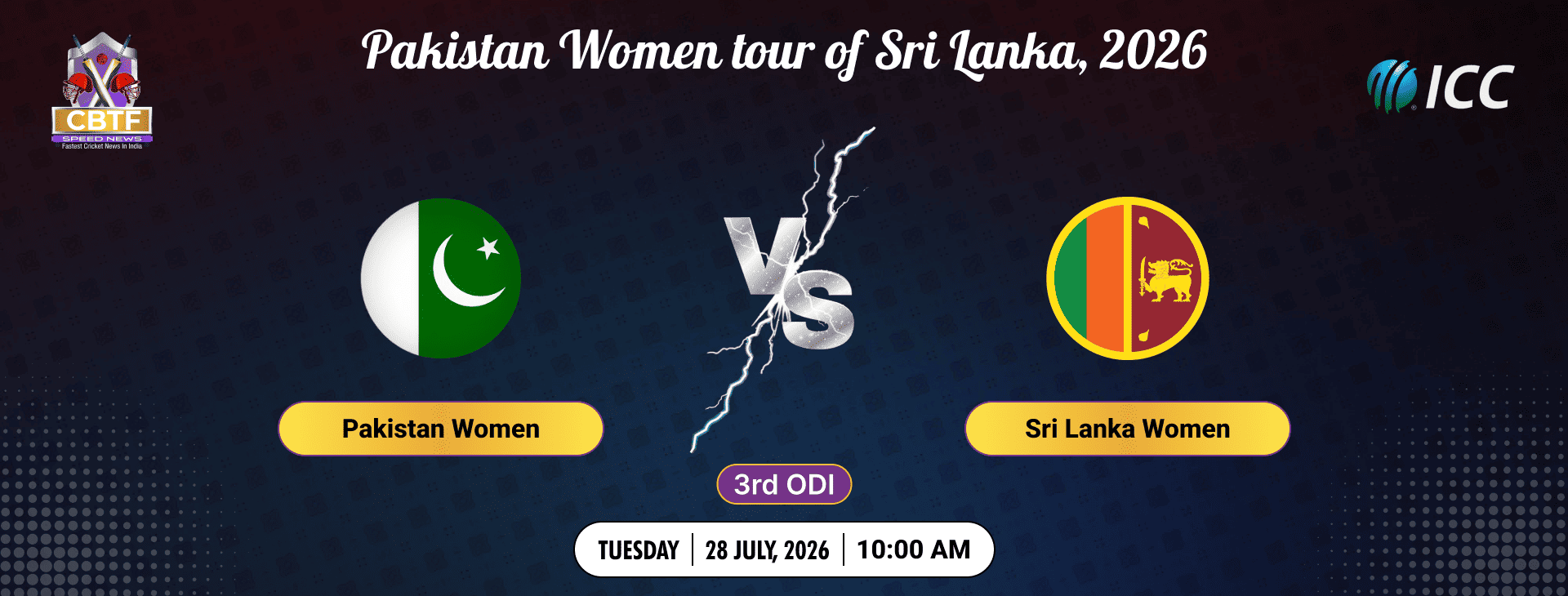 Pakistan Women tour of Sri Lanka, 2026, Sri Lanka Women vs Pakistan Women, 3rd ODI, Sri Lanka Women Won By 8 Wickets