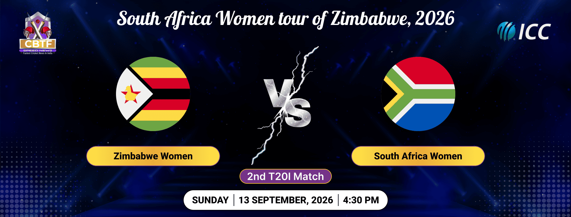 South Africa Women tour of Zimbabwe, 2026, Zimbabwe Women vs South Africa Women, 2nd T20I, South Africa Women Won By 64 Runs